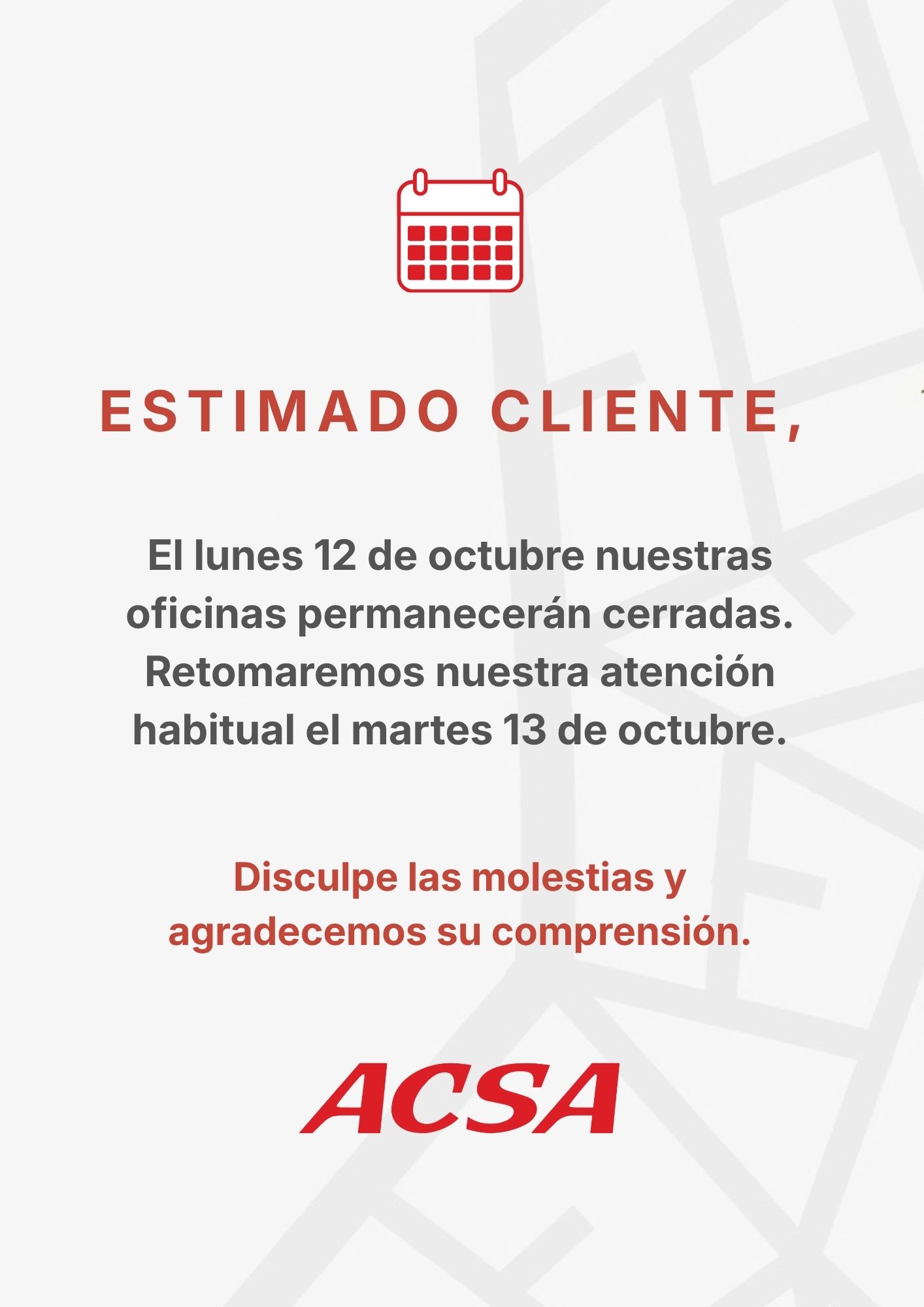 Horarios Dias Festivos